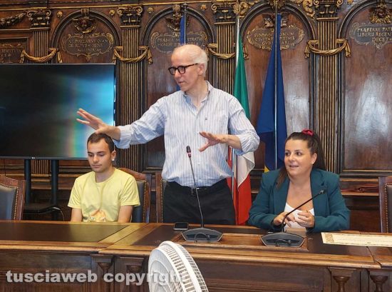 Da sinistra: Giancarlo Morucci, Paolo Moricoli e Chiara Frontini