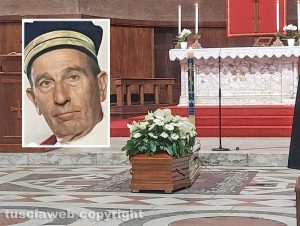 Viterbo - I funerali di Vittorio Palmisano