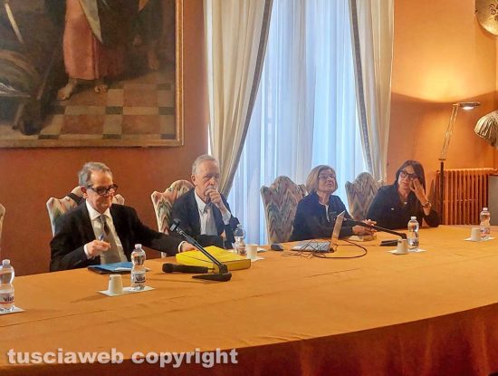 Da sinistra: Alfredo Passeri, Paolo Berdini, Elisabetta De Minicis e Silvia Berdini