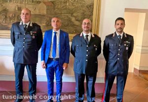 Da sinistra: Boris Marando, Giuseppe Ciucci, Simone Violini e Riccardo Ceccarini