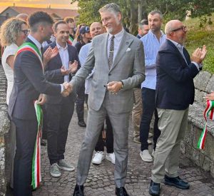 Valentano - La visita del ministro Alessandro Giuli