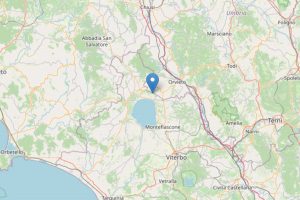 Bolsena, lieve scossa di terremoto di magnitudo 1,8