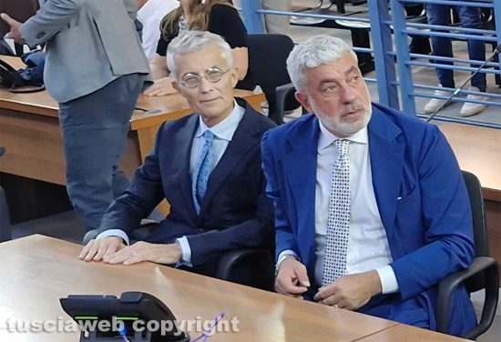 Il procuratore capo Mario Palazzi col procuratore generale Giuseppe Amato