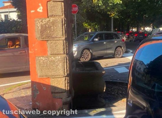 Viterbo - Disagi al traffico in viale Trieste