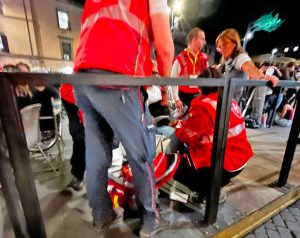 Viterbo - Santa Rosa - I volontari Cisom Tuscia e Siracusa in azione