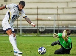 Viterbese in azione nel match di Coppa