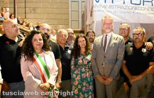 Trasporto di Eterna, la minimacchina di Santa Rosa del centro storico - Il ministro della Cultura Alessandro Giuli