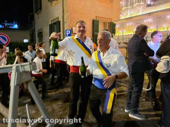 Viterbo - Santa Rosa - Il brindisi dopo il trasporto di Dies Natalis