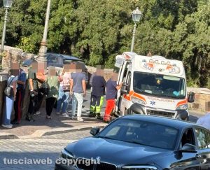 Civita Castellana - Ambulanza a ponte Clementino