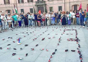 Viterbo - flashmobe Gaza