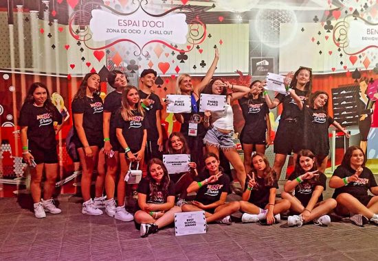 La scuola di danza Palestra Next di Monterosi al Barcelona Dance Experience 