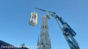 Macchina di Santa Rosa - Dies Natalis saluta la città, lo smontaggio