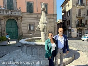 Viterbo - Fontana di Piazza Dante - Chiara Frontini e Stefano Floris