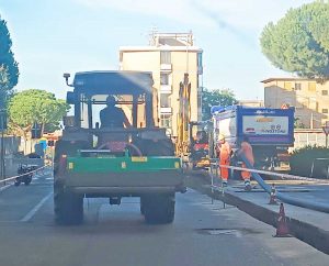 Civitavecchia - Lavori in strada