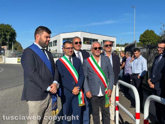 Civita Castellana - Inaugurata la rotatoria del Quartaccio