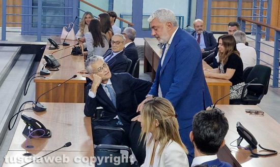 La cerimonia di insediamento del nuovo procuratore capo Mario Palazzi