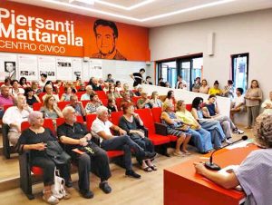Capranica - iniziativa a sostegno della Palestina al centro civico Piersanti Mattarella