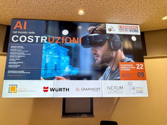 Oltre 150 imprese, tecnici e professionisti al convegno “AI nel mondo delle costruzioni”