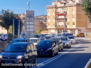 Viterbo - Il traffico sulla Cassia