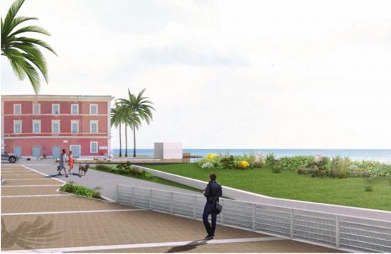 Civitavecchia - Il rendering del progetto alla Marina