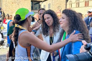 Viterbo - La prima Half Marathon - L'arrivo - Sara Pastore, la prima donna