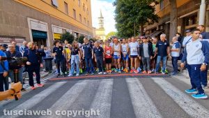 Viterbo - La prima Half Marathon - La partenza