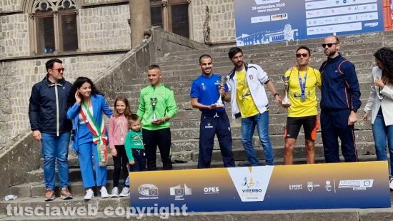 Viterbo - La prima Half Marathon - La premiazione