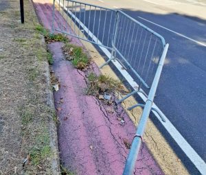 Viterbo - Degrado in via dei Monti Cimini