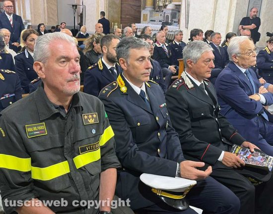 Viterbo - La polizia celebra San Michele Arcangelo