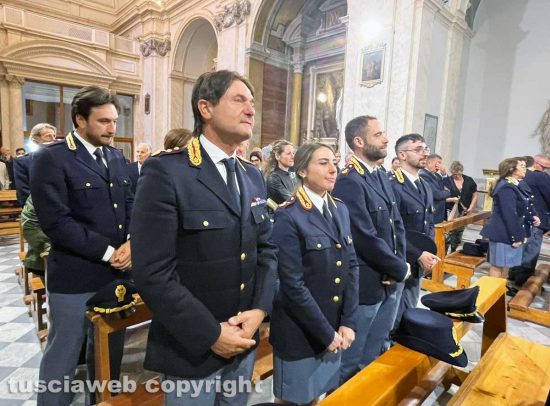 Viterbo - La polizia celebra San Michele Arcangelo