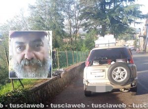 Montefiascone - Vive in una macchina senza nessun aiuto - Nel riquadro Fausto
