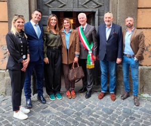 Vetralla - La sottosegretaria alla Cultura Lucia Borgonzoni in visita al comune