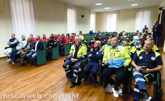 Viterbo - L'assessore regionale Ciacciarelli incontra la protezione civile della Tuscia