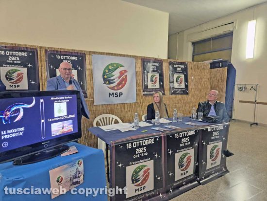 Montefiascone - La presentazione del Movimento Socio Politico per Montefiascone