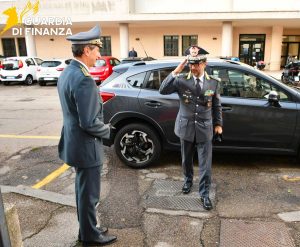 Viterbo - Guardia di finanza, il comandnate regionale del Lazio Mariano La Malfa in visita nella Tuscia