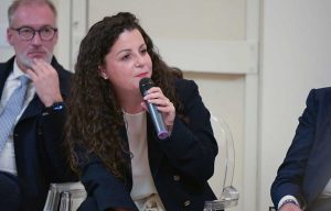 Chiara Frontini all'incontro Sinergie, promosso da Anci