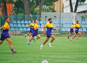 Sport - Calcio - La Viterbese durante gli allenamenti