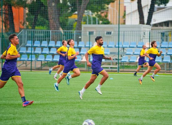 Sport - Calcio - La Viterbese durante gli allenamenti