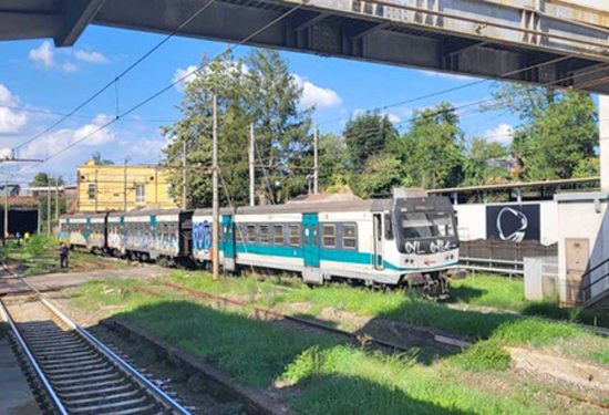 Roma - Treno Roma-Viterbo sviato a Tor di Quinto