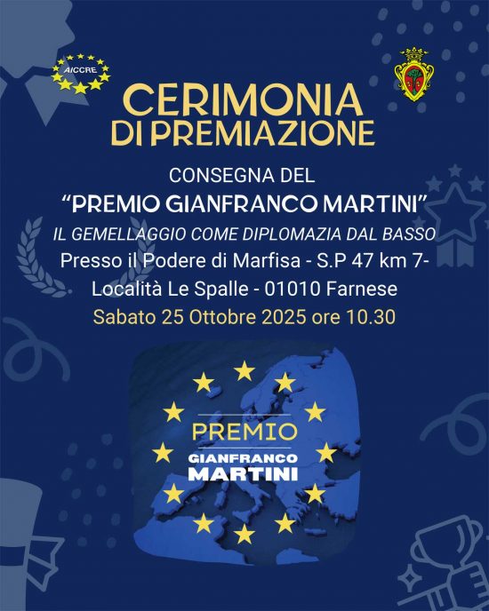 Premio Martini - Il programma 