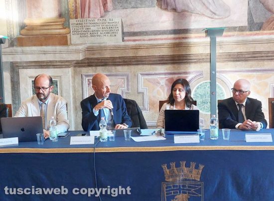 Da sinistra: Carlo Sotis, Alessandro Ruggeri, Rosa Ruggiero e Giuseppe Meliadò