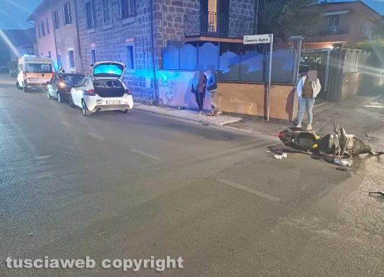 Vetralla - Incidente in via Sant'Angelo