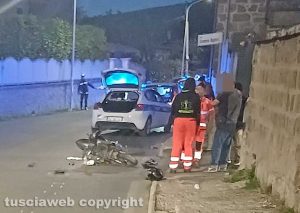 Vetralla - Incidente in via Sant'Angelo