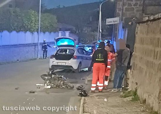 Vetralla - Incidente in via Sant'Angelo