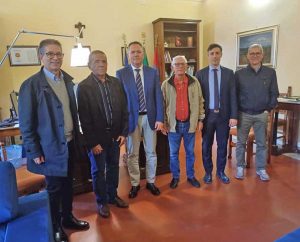 Il sindaco Sposetti e i rappresentanti della provincia cubana di Artemisa