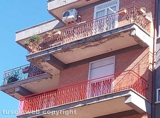 Viterbo - Le case popolari di case popolari di via Fratelli Bandiera 