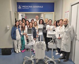Ospedale Santa Rosa - Le strumentazioni donate dall'associazione "Le Note di Fra'