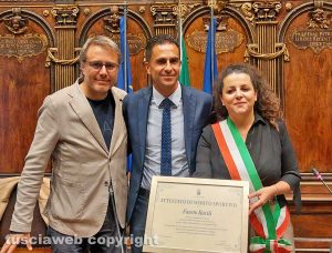 Da sinistra: Emanuele Aronne, Fausto Barili e Chiara Frontini