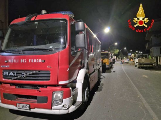 Fuga d gas a Canino - Vigili del fuoco sul posto