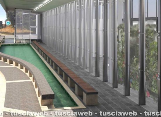 Viterbo - La pensilina del Sacrario - Il progetto